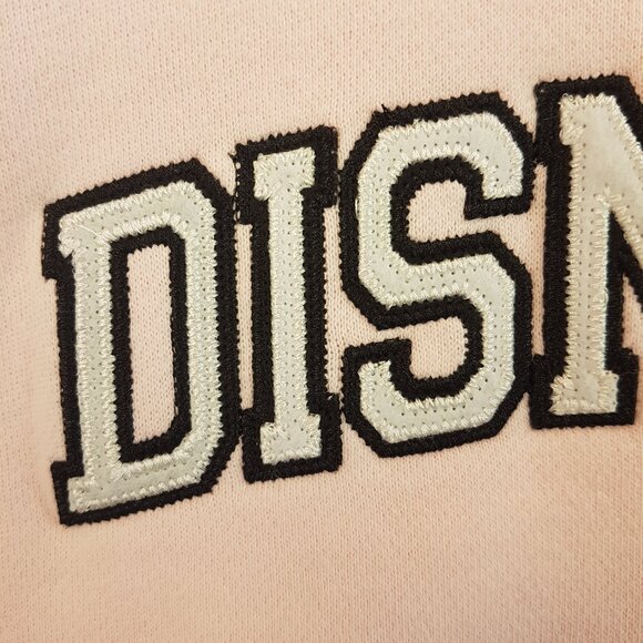 DISNEY Hoodie Large US L Mickey Mouse Pink Bunnyhug Pullover Disneyland Resorts - Picture 7 of 13